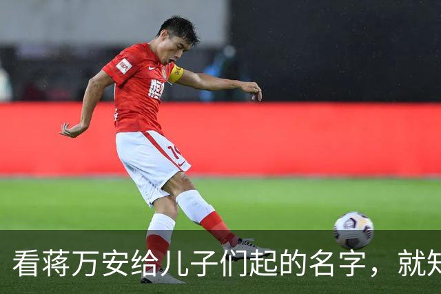 看蒋万安给儿子们起的名字，就知道他骨子里的中国人身份，藏不住